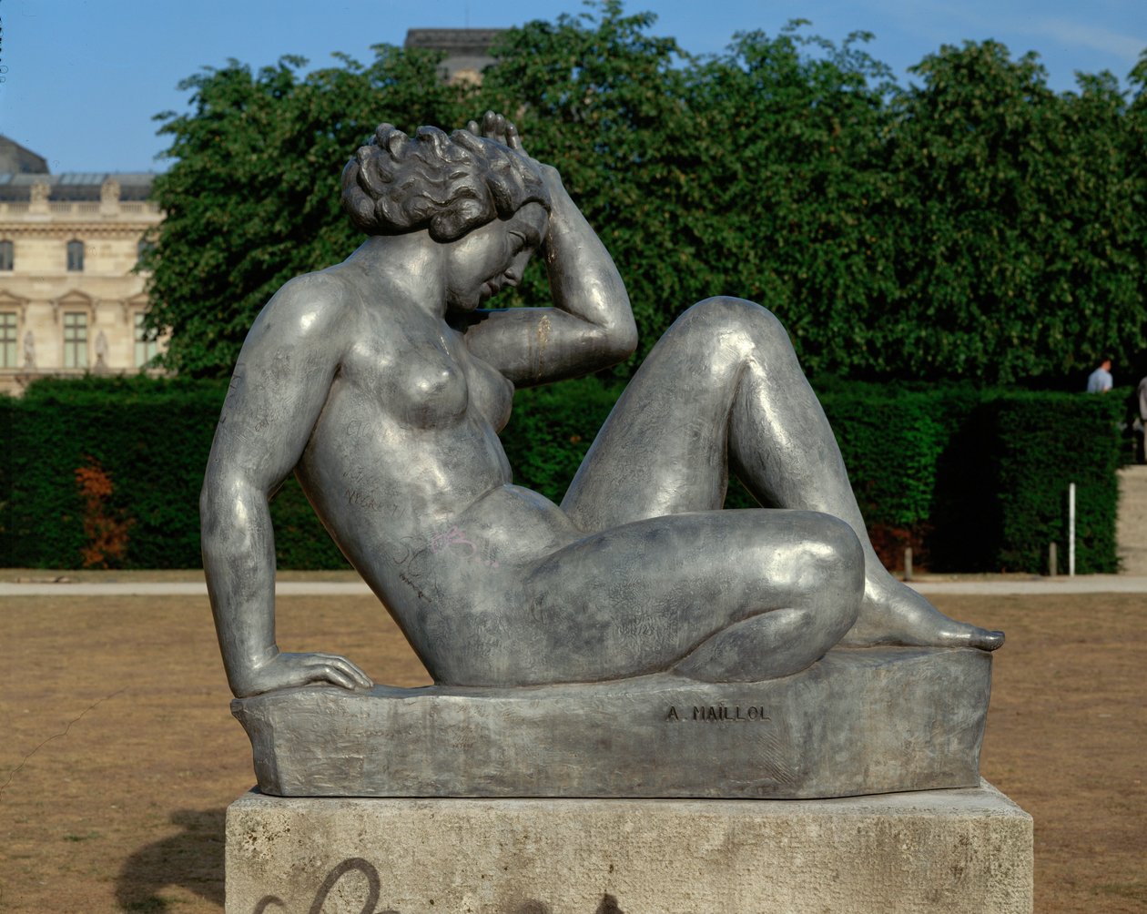 Nu assis. Bronze ... (bronze) - Aristide Maillol