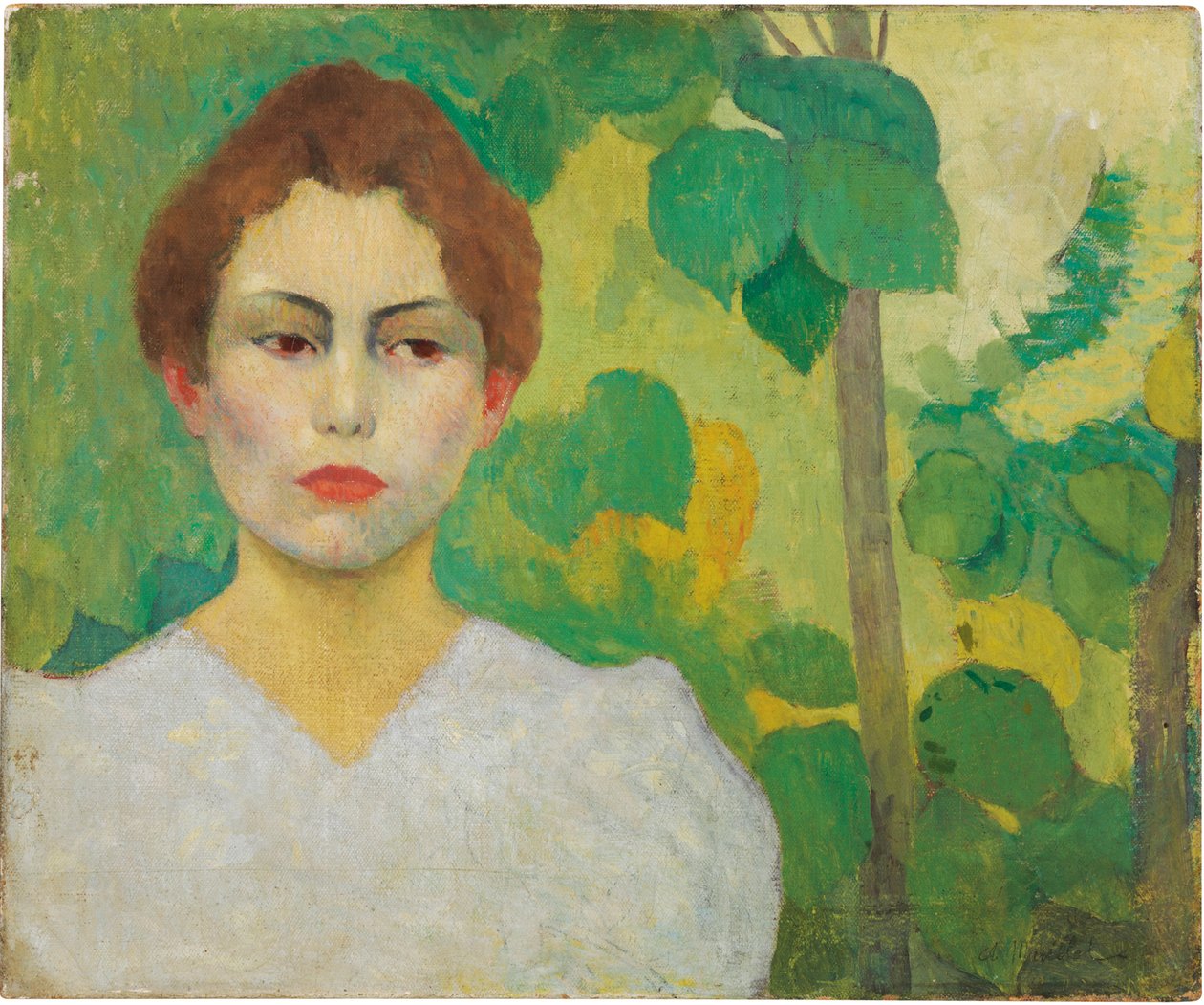 Femme en blanc - Aristide Maillol