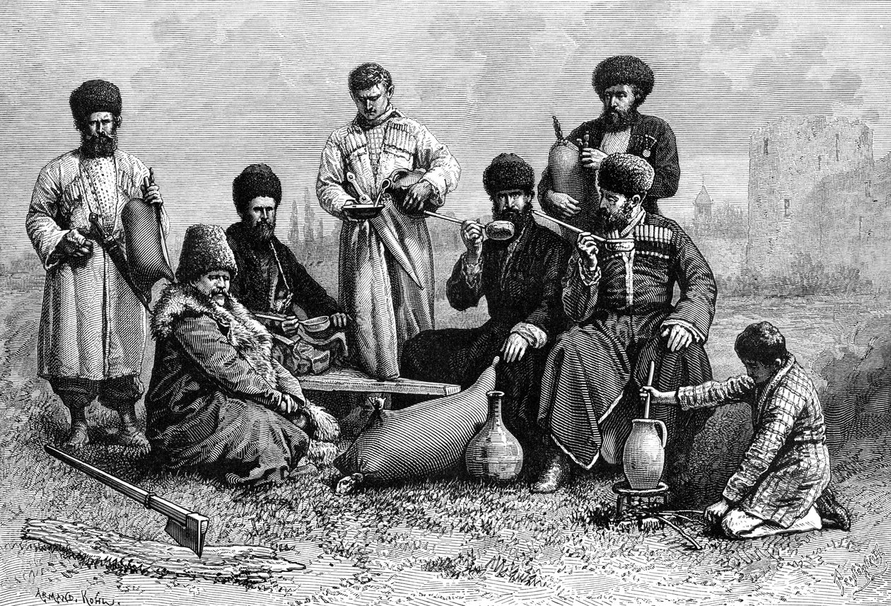 Hommes géorgiens, 1895 - Armand Kohl