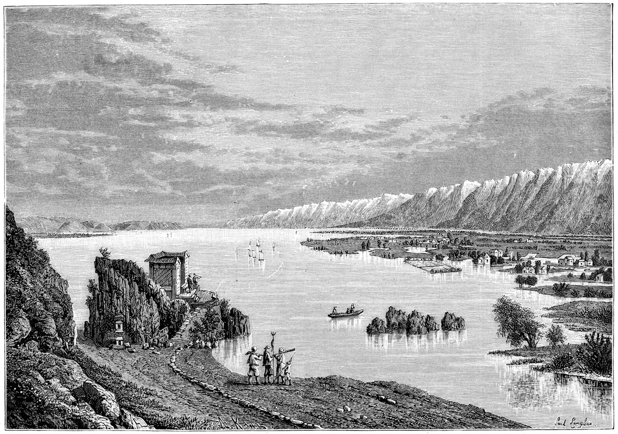 Lac Tali, Japon, 1895 - Armand Kohl