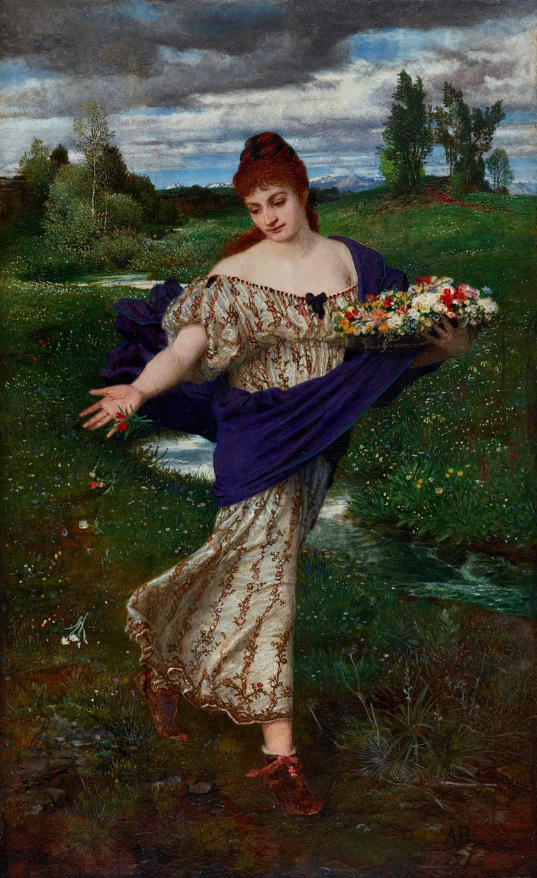 Flore, dispersant des fleurs - Arnold Böcklin