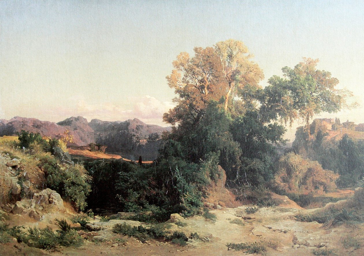 Dans les monts Albains - Arnold Böcklin