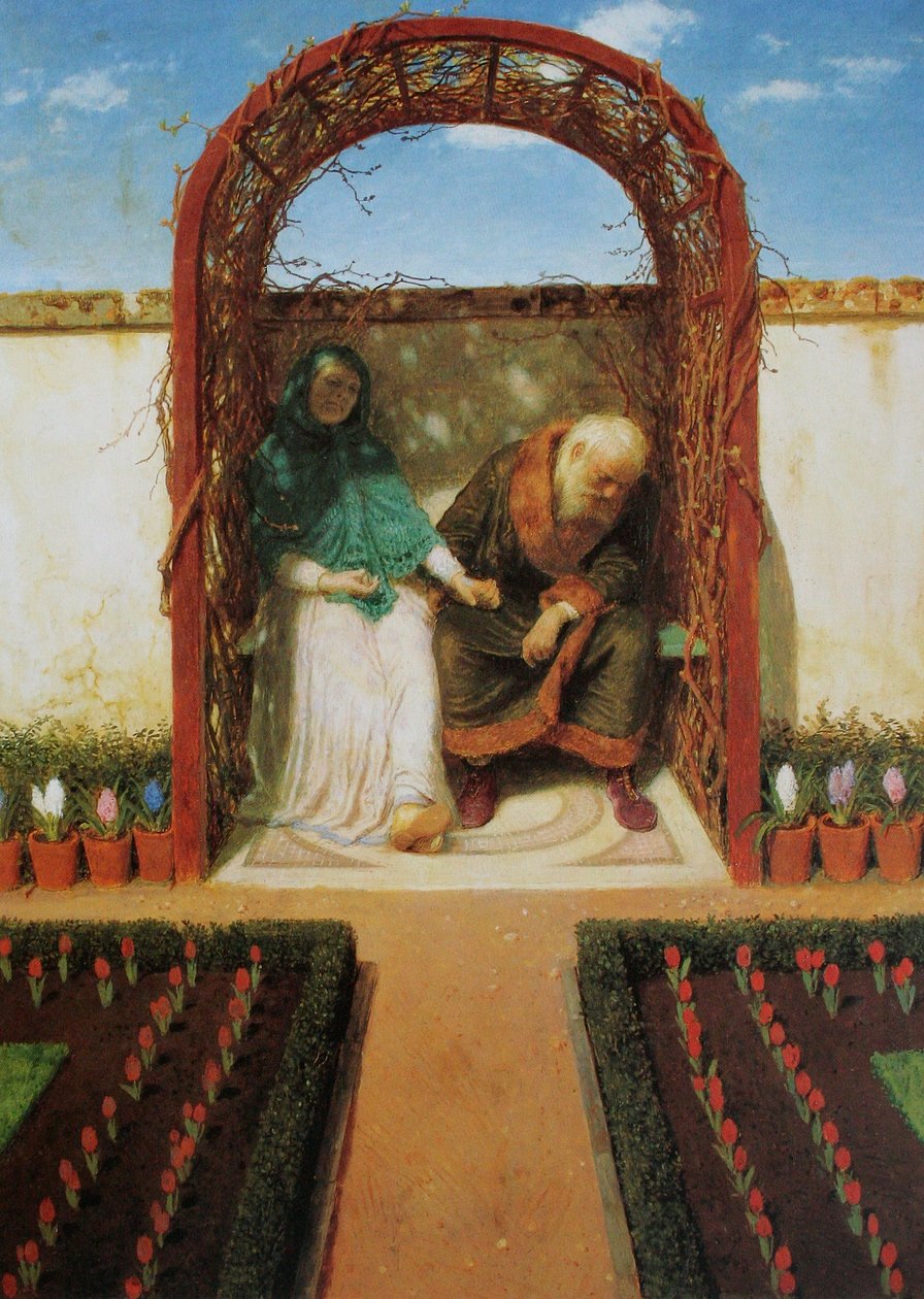 Dans la tonnelle - Arnold Böcklin