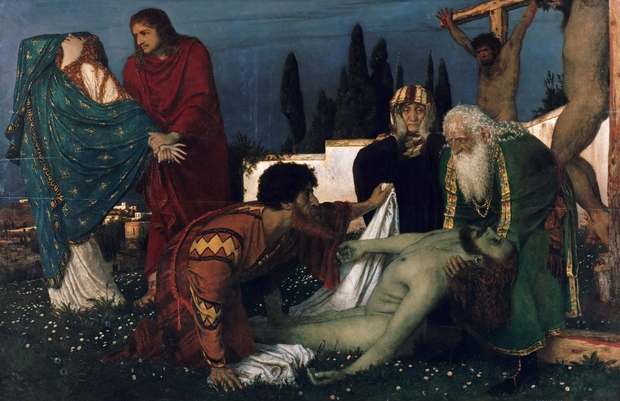 French : Lamentation sous la croix The Deposition






















" - Arnold Böcklin