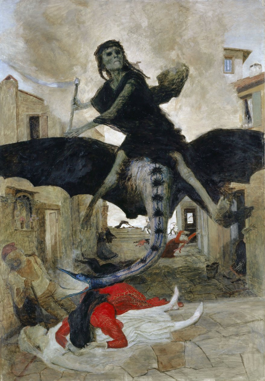 Allemand : Die Pest The Plague - Arnold Böcklin