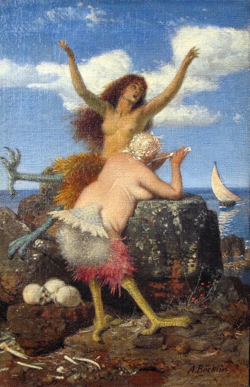 Allemand :  Sirenen Sirènes - Arnold Böcklin