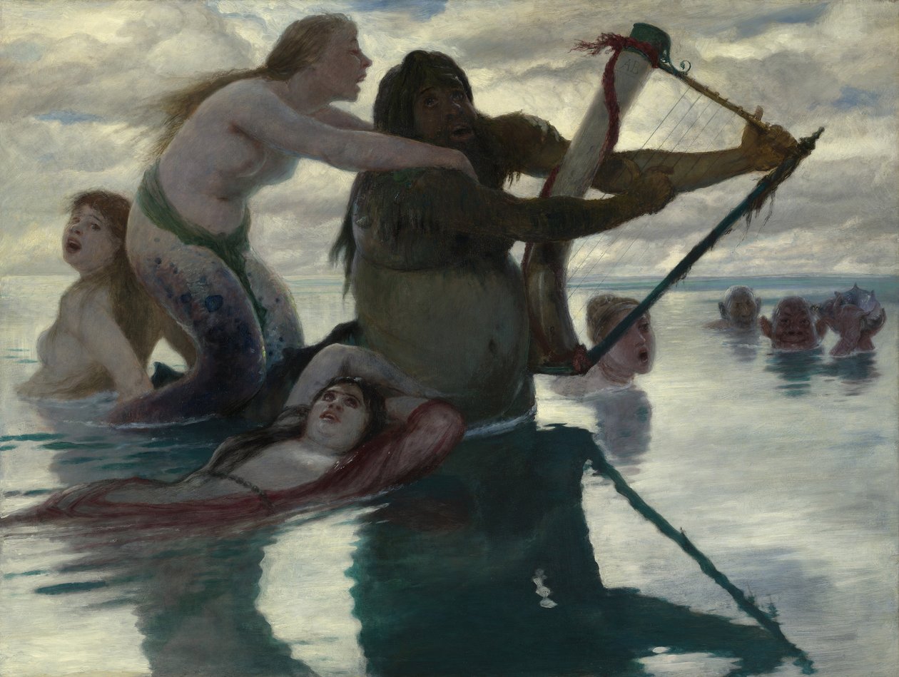 Dans la mer, 1883 - Arnold Böcklin