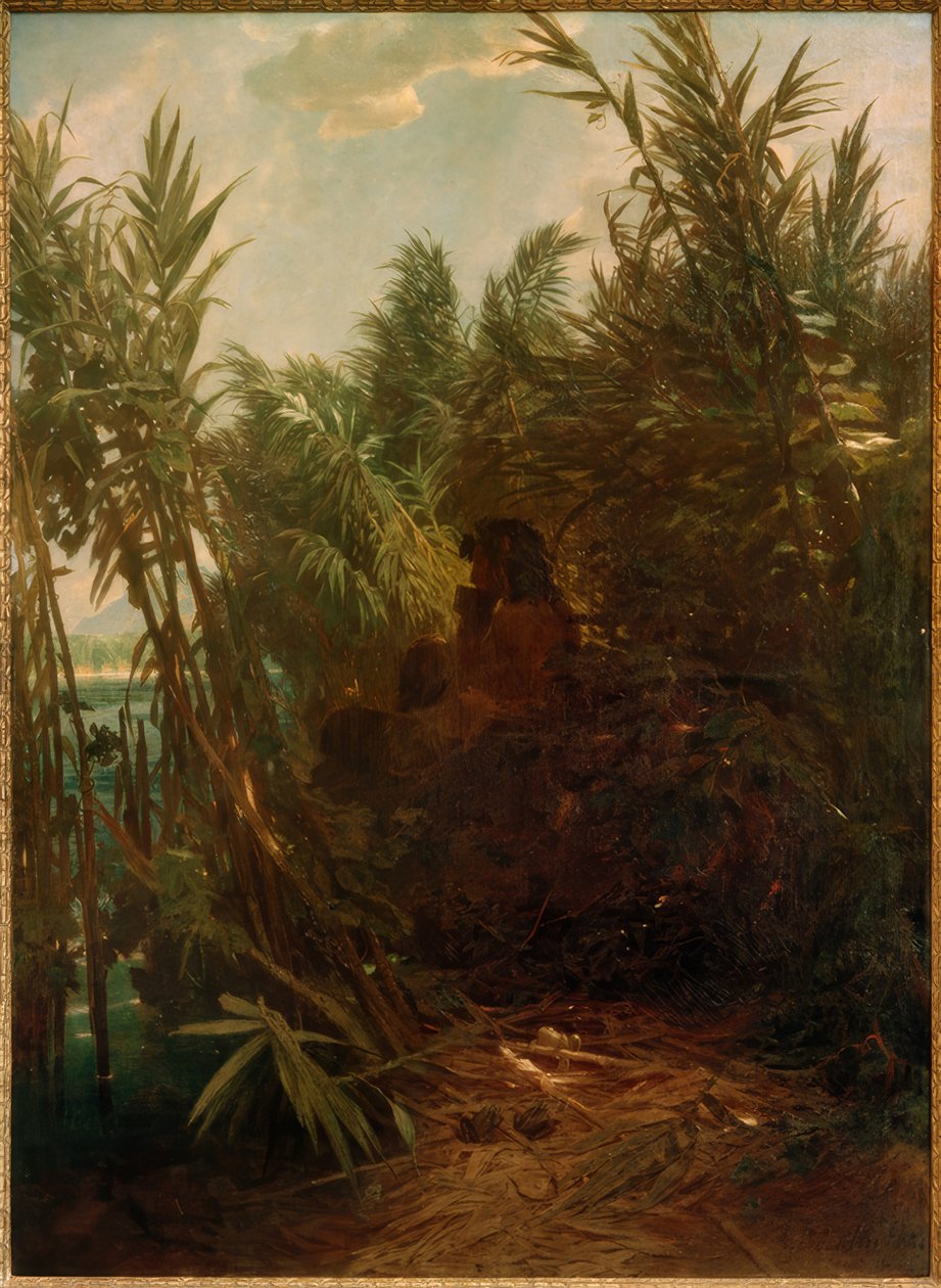 Pan dans les roseaux - Arnold Böcklin