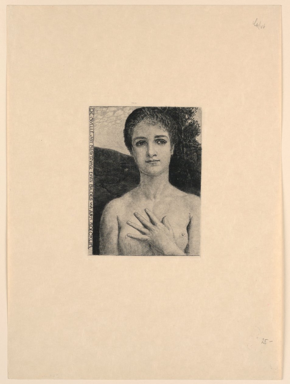 Femme - Arnold Böcklin