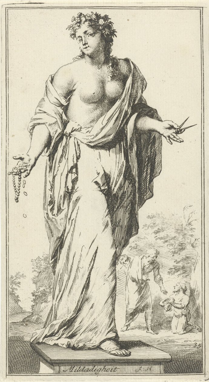 Allégorie de la charité - Arnold Houbraken