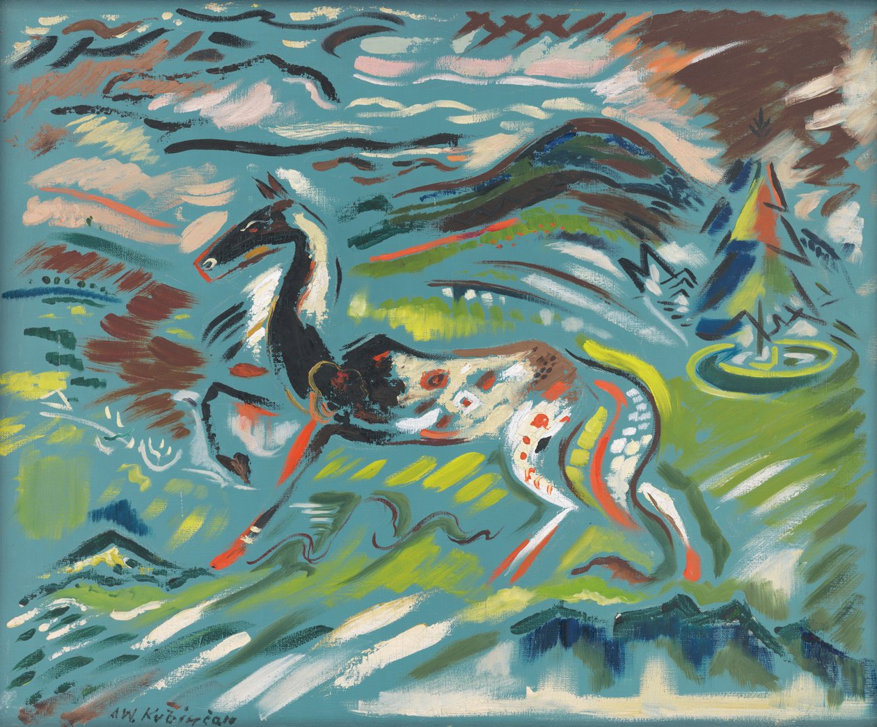 Cheval, vers 1940 - Arnold Peter Weisz Kubincan