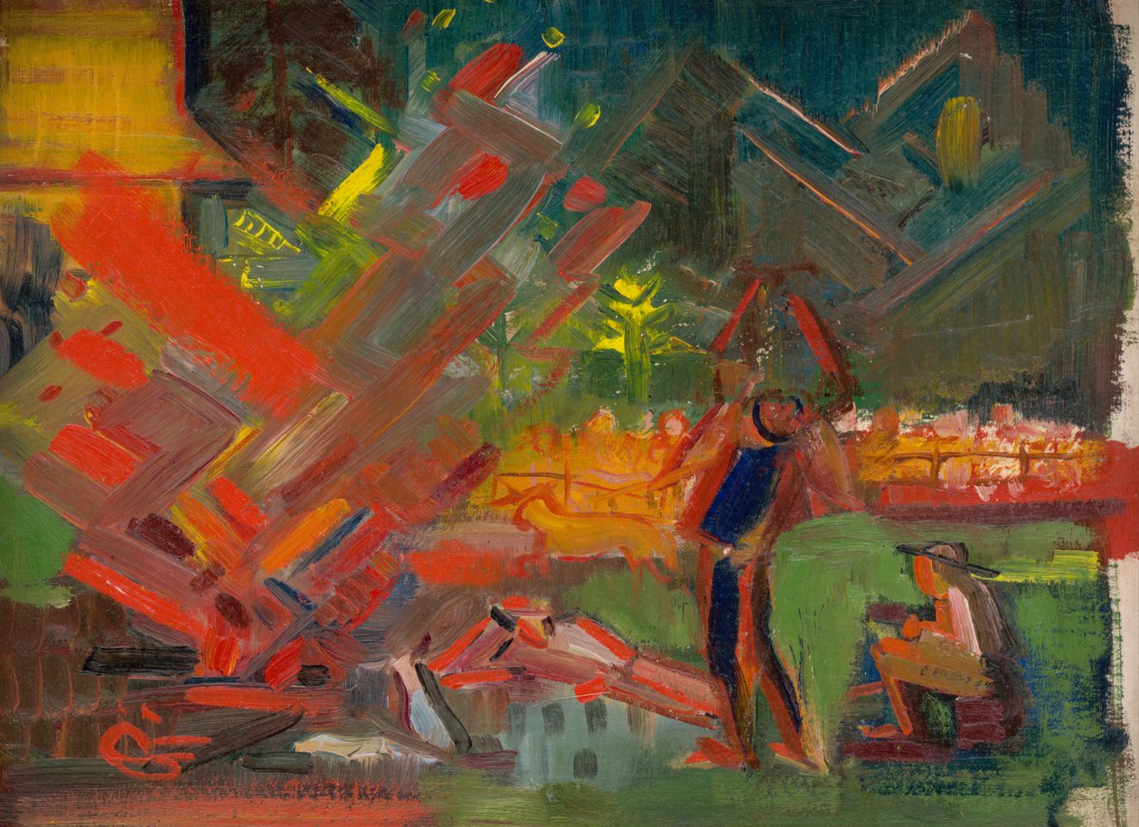 Feu de joie, c.1940 - Arnold Peter Weisz Kubincan