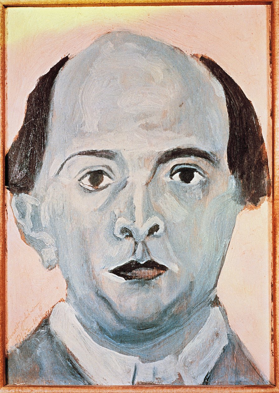 Autoportrait en bleu - Arnold Schoenberg