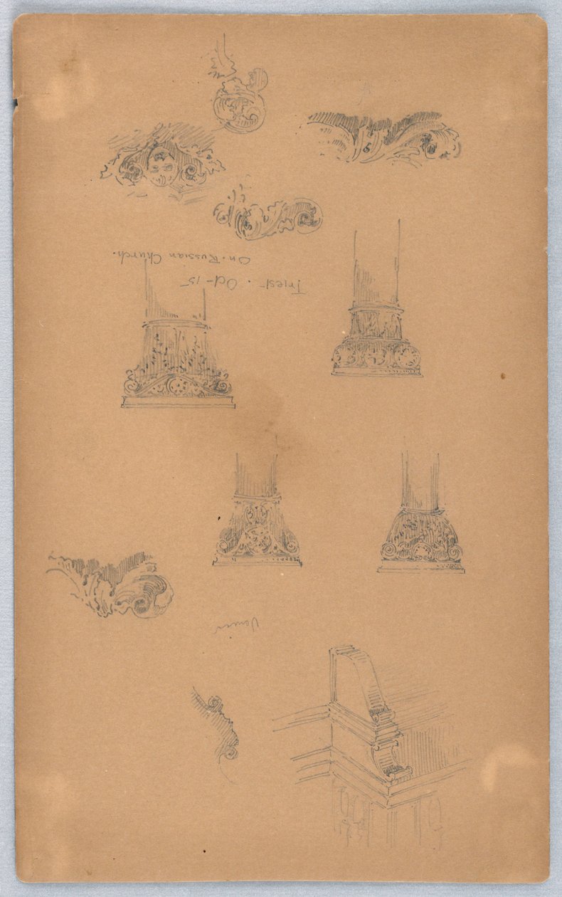 Détails architecturaux - Arnold William Brunner