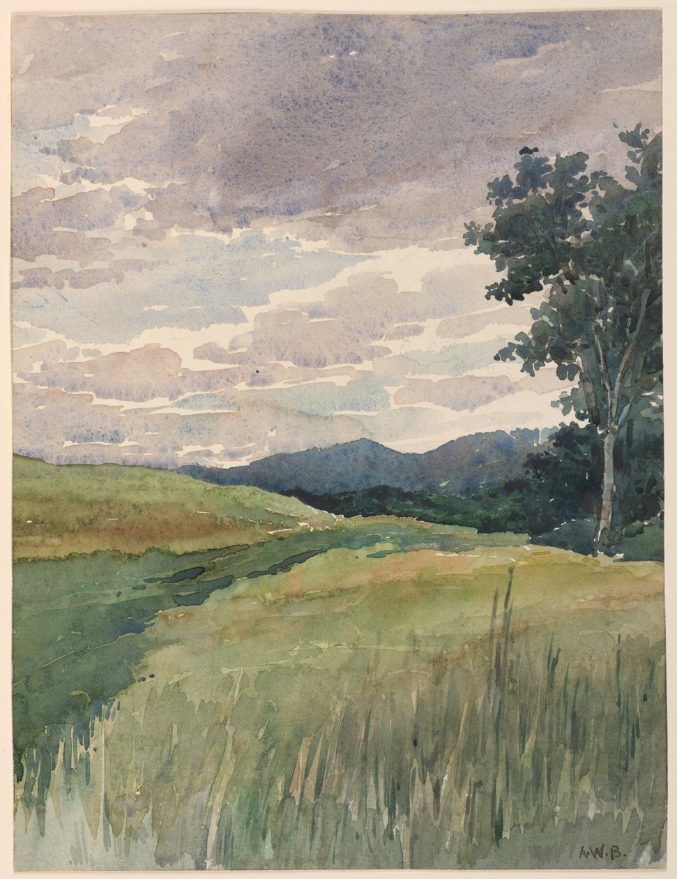 Paysage de campagne - Arnold William Brunner