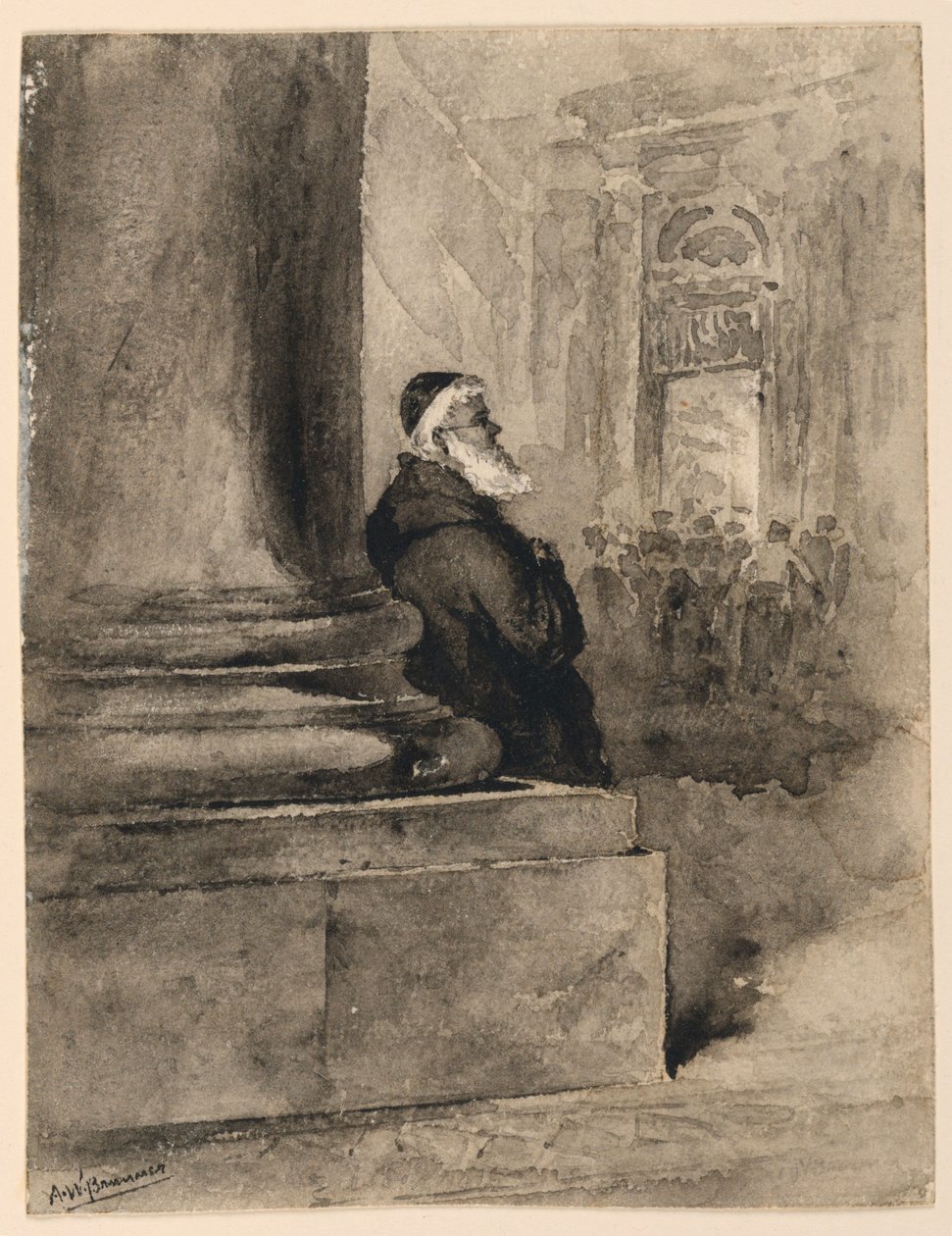Vieux moine - Arnold William Brunner