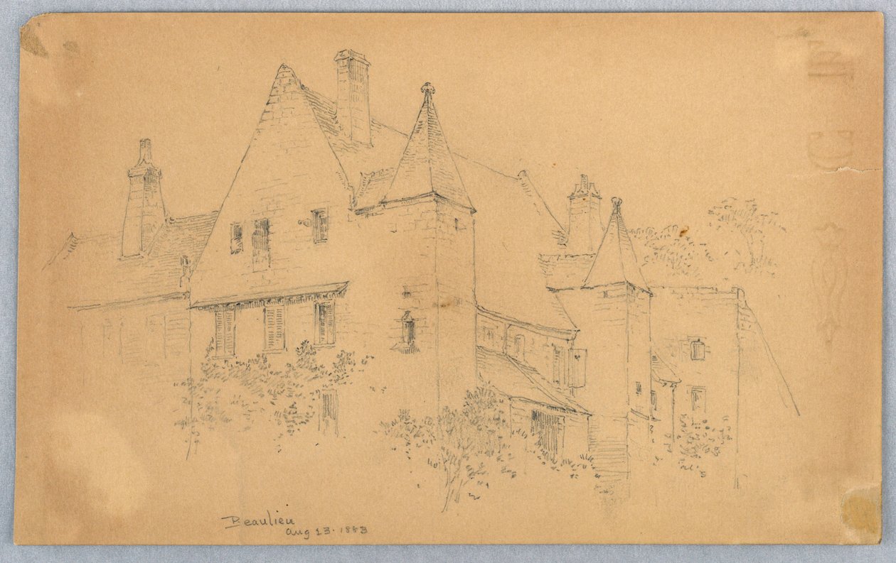 Croquis de Beaulieu - Arnold William Brunner