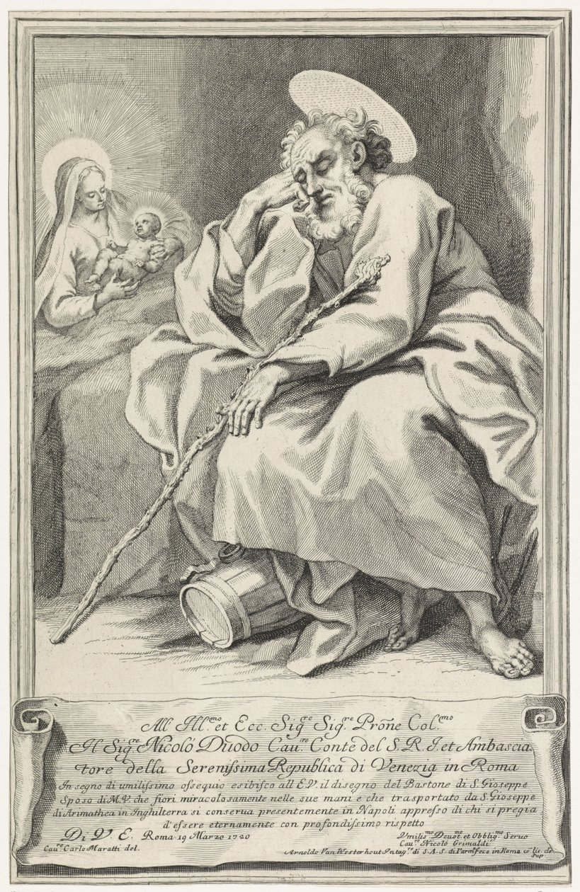 Joseph endormi - Arnold van Westerhout