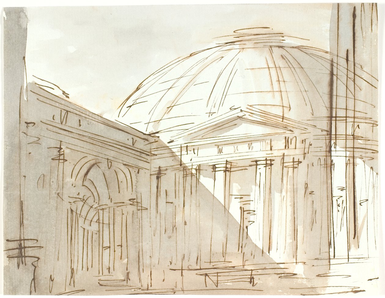 Un bâtiment rond (Panthéon?) - Aron Wallick