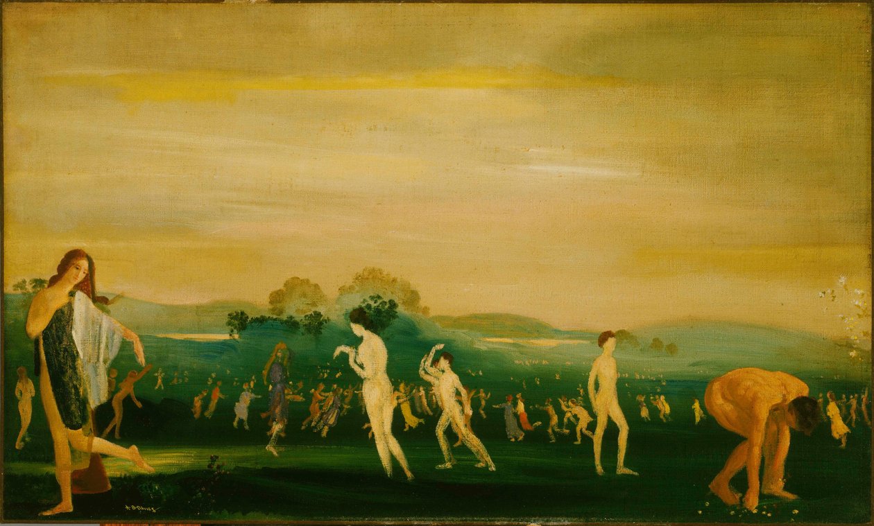 Champs Élysées - Arthur Bowen Davies