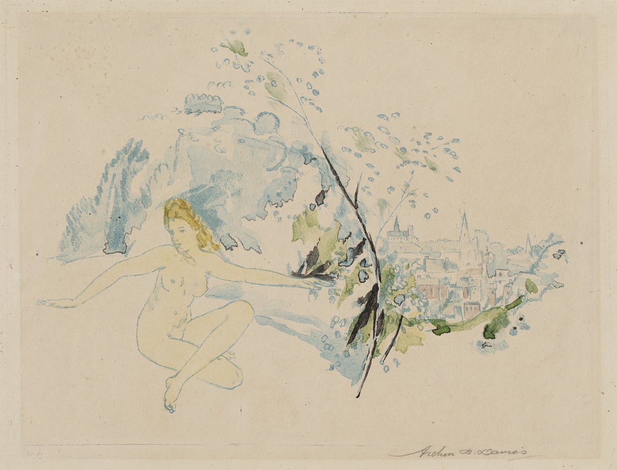 Ville dorée - Arthur Bowen Davies