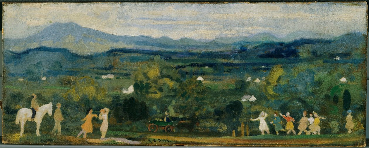 La naissance du vert - Arthur Bowen Davies