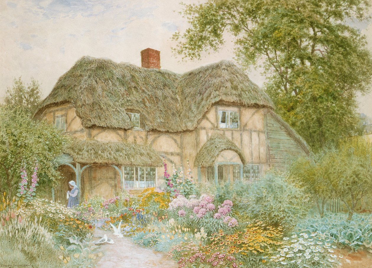Un Cottage du Surrey - Arthur Claude Strachan