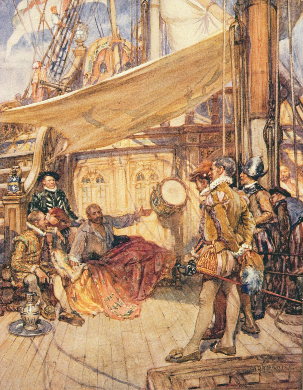 Le Tambour de Drake, illustration de 