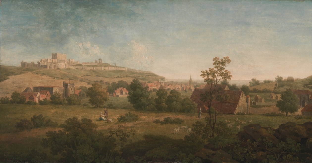 Paysage, avec le Château de Douvres au Loin - Arthur Nelson
