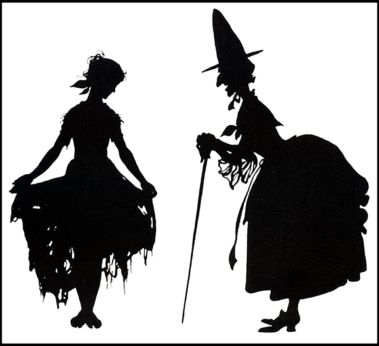 Cendrillon saluant sa méchante belle-mère, 1919 - Arthur Rackham