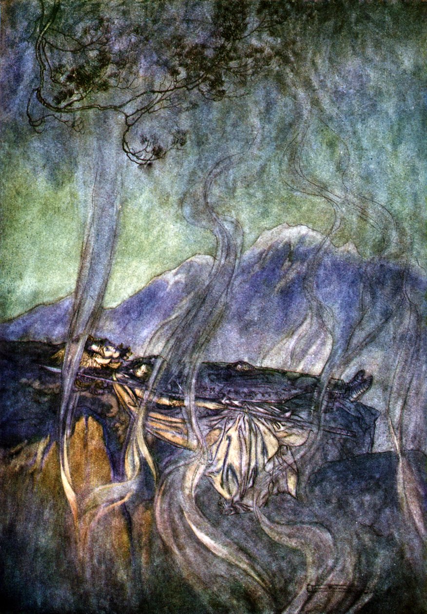 La Walkyrie - Arthur Rackham
