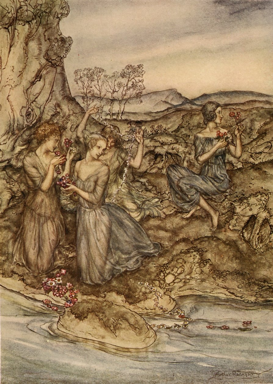 Guirlandes de fleurs, illustration de 