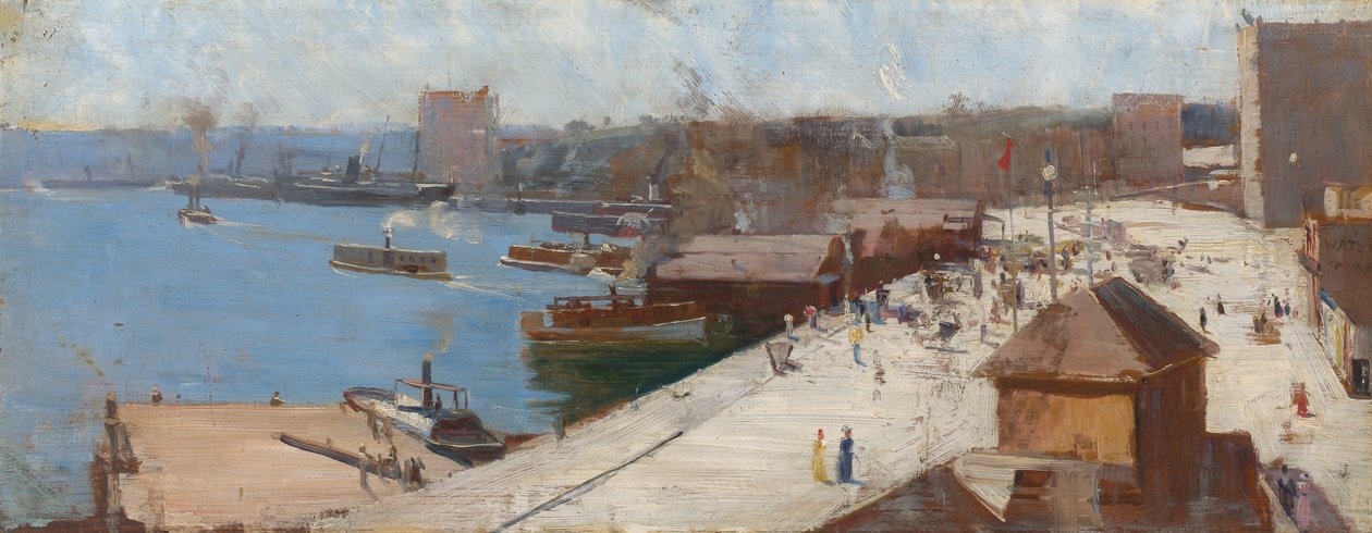 Quai Circulaire - Arthur Streeton