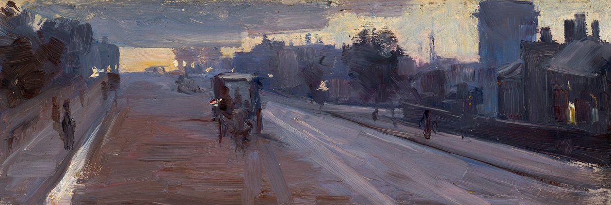 Rue Hoddle, 22h - Arthur Streeton
