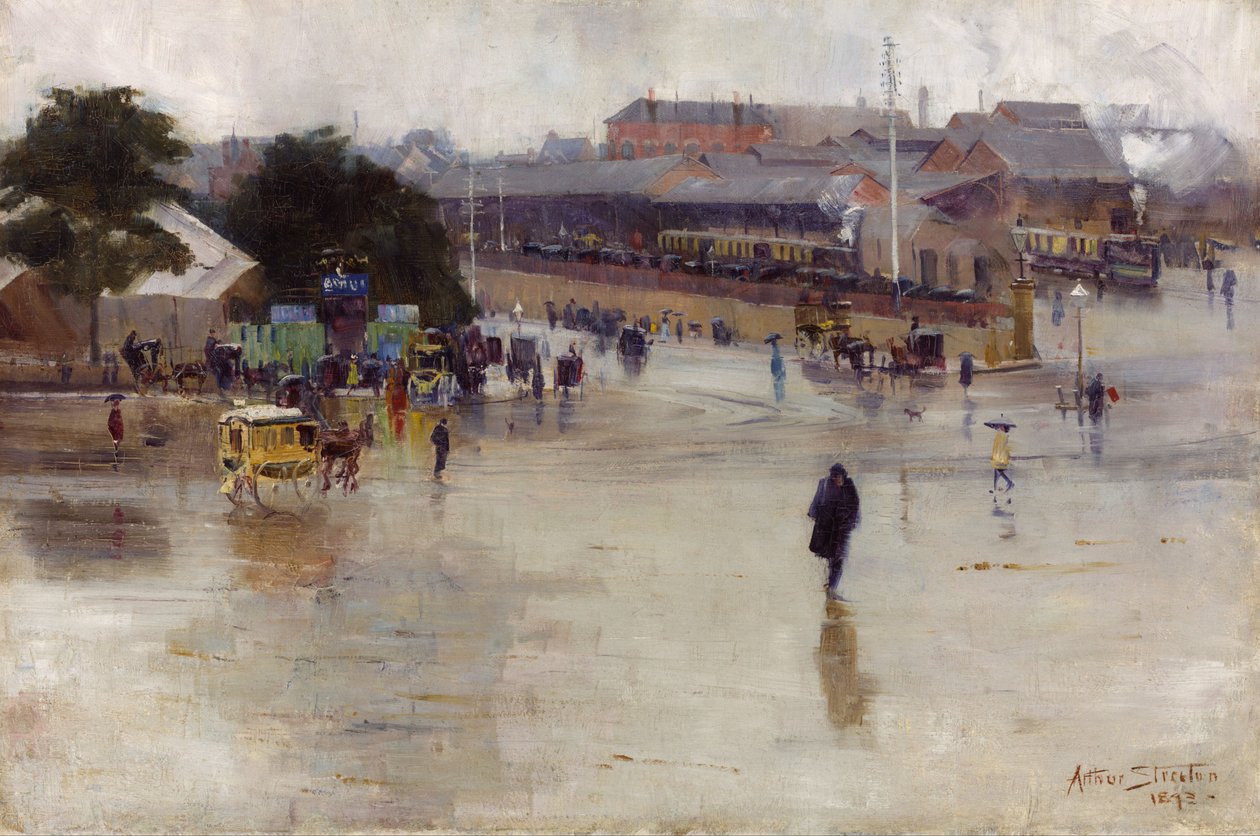 La Gare, Redfern - Arthur Streeton