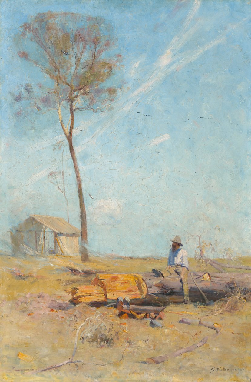 La Cabane du Sélectionneur (Whelan sur la Bûche) - Arthur Streeton