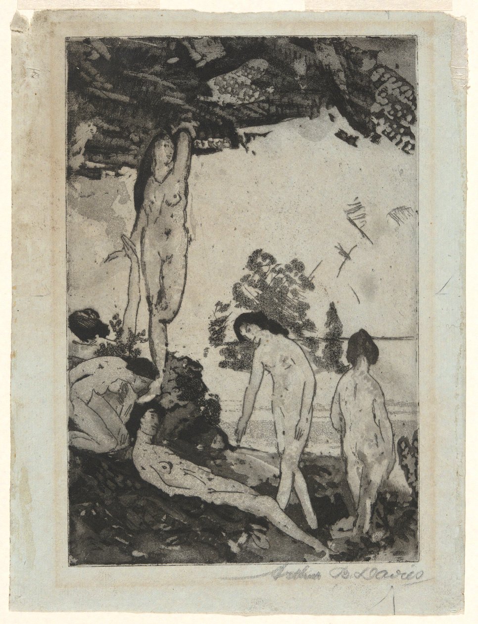 Au bord de la mer - Arthur B. Davies