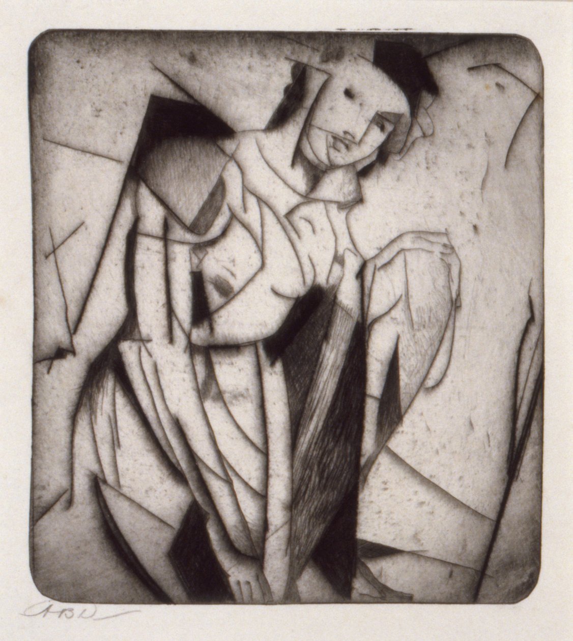 Figure dans le verre - Arthur B. Davies