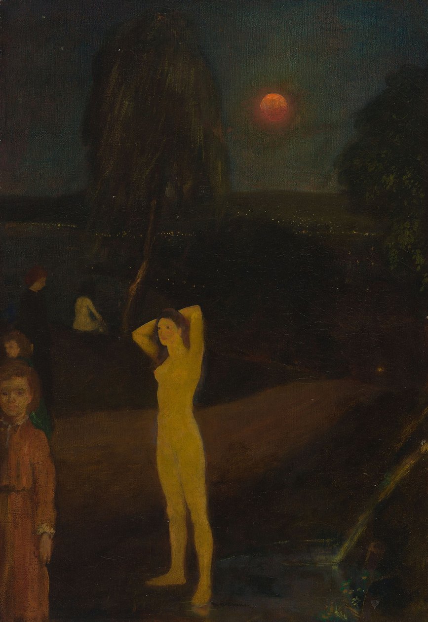 Lune pleine - Arthur Bowen Davies