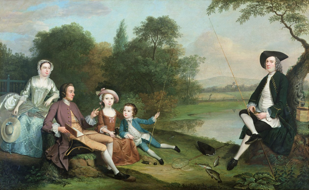 Une famille de pêcheurs - Arthur Devis
