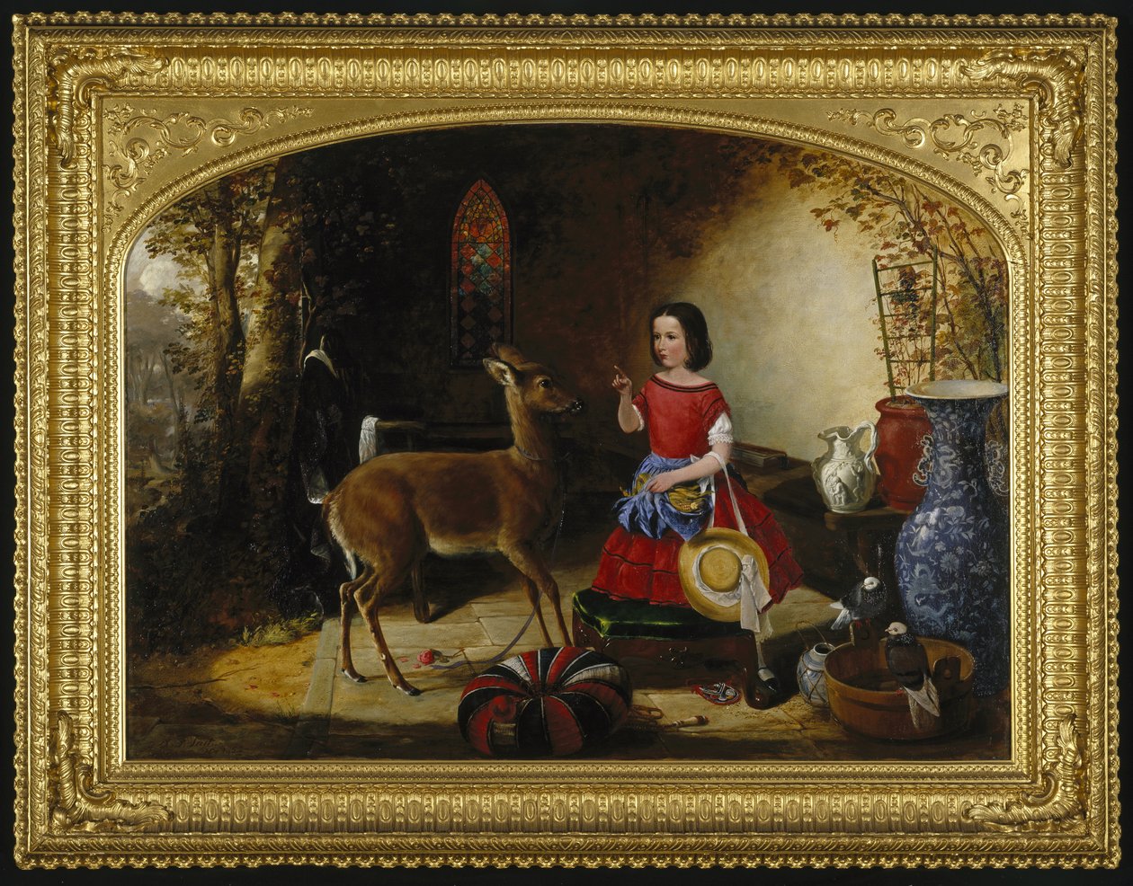 La Réprimande, 1852 - Arthur Fitzwilliam Tait