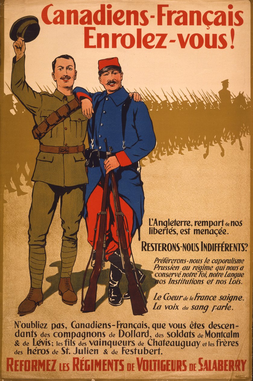 Canadiens-Français enrolez-vous! - Arthur H. Hider