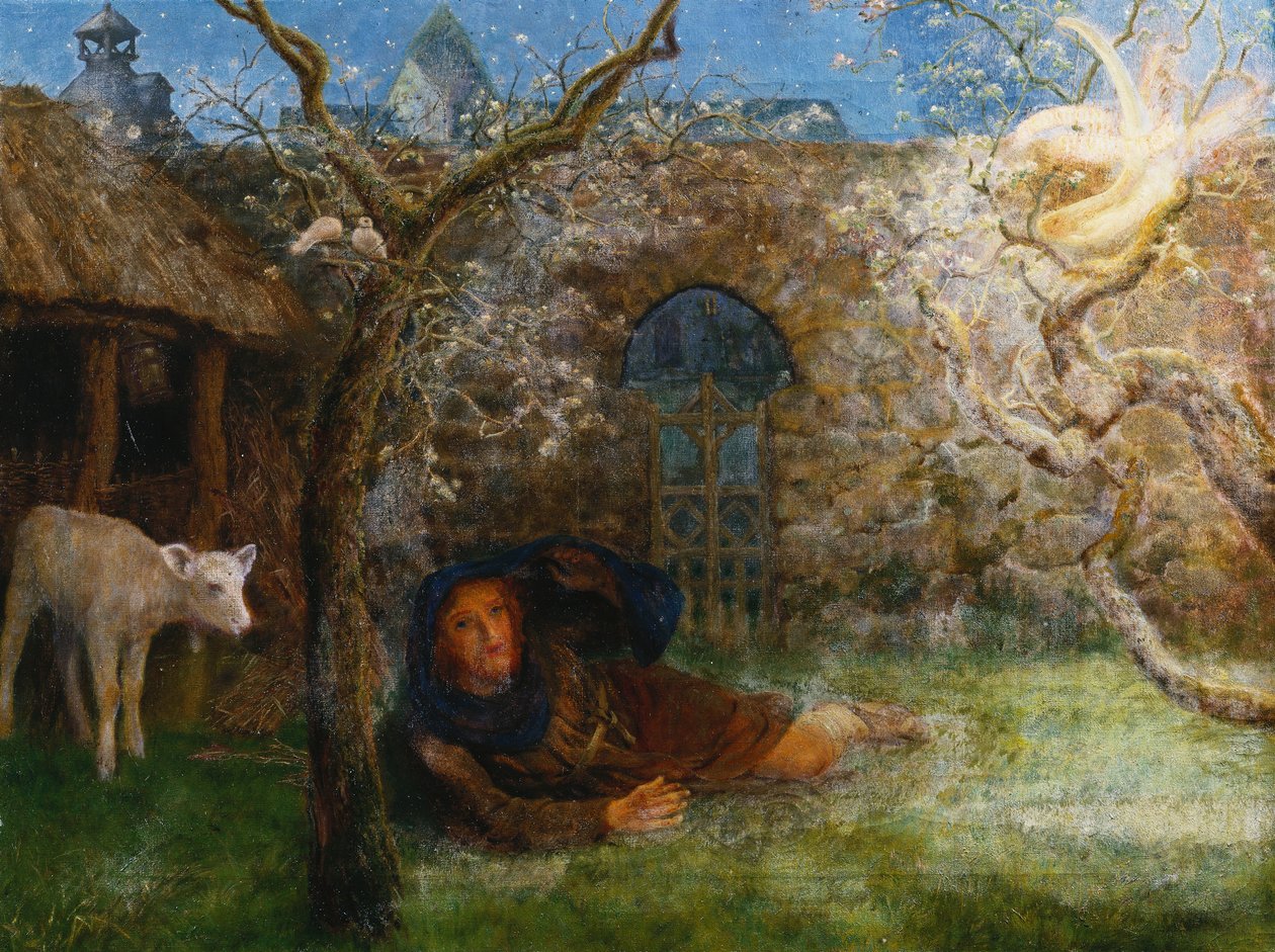 Le Réveil de Caedmon - Arthur Hughes