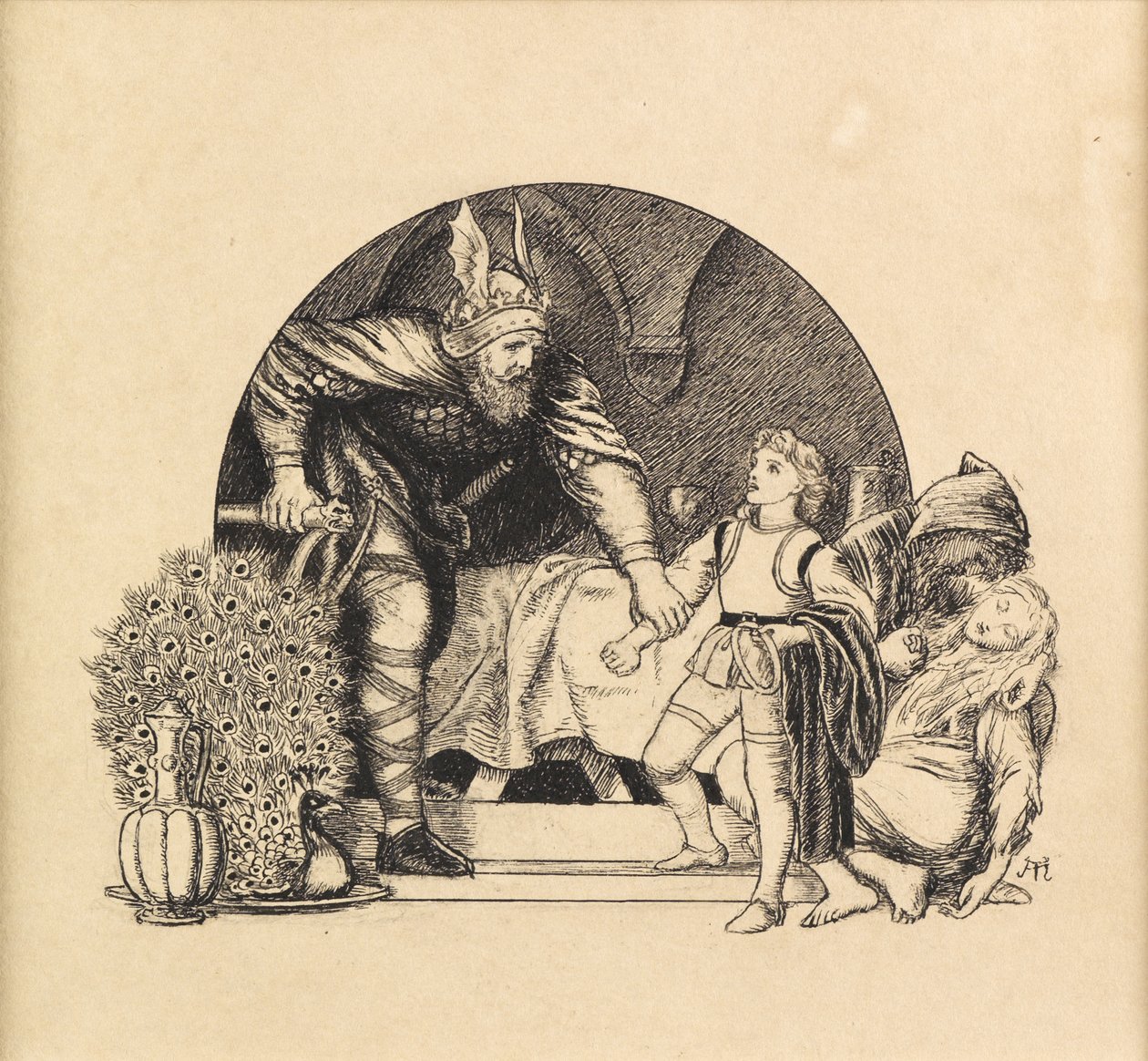 Chevalerie, 1871 - Arthur Hughes