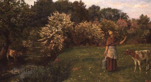 La Laitière - Arthur Hughes