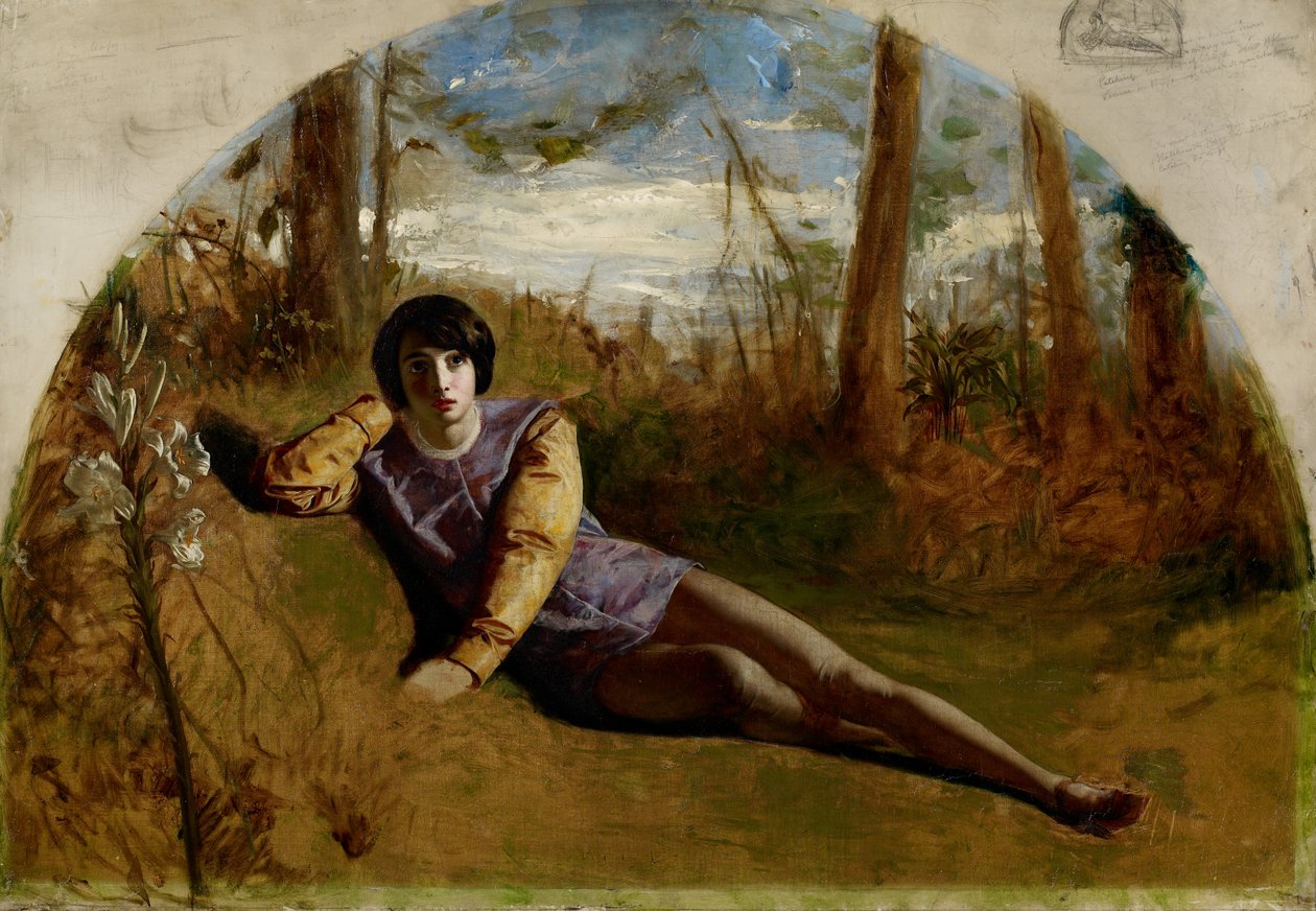 Le jeune poète, 1849 - Arthur Hughes