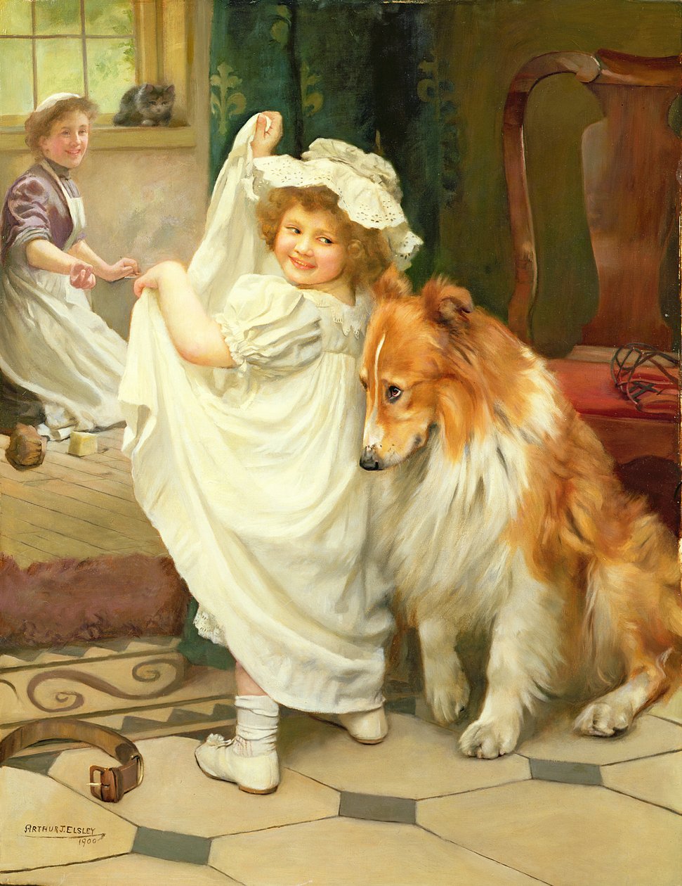 Avant le bain - Arthur John Elsley