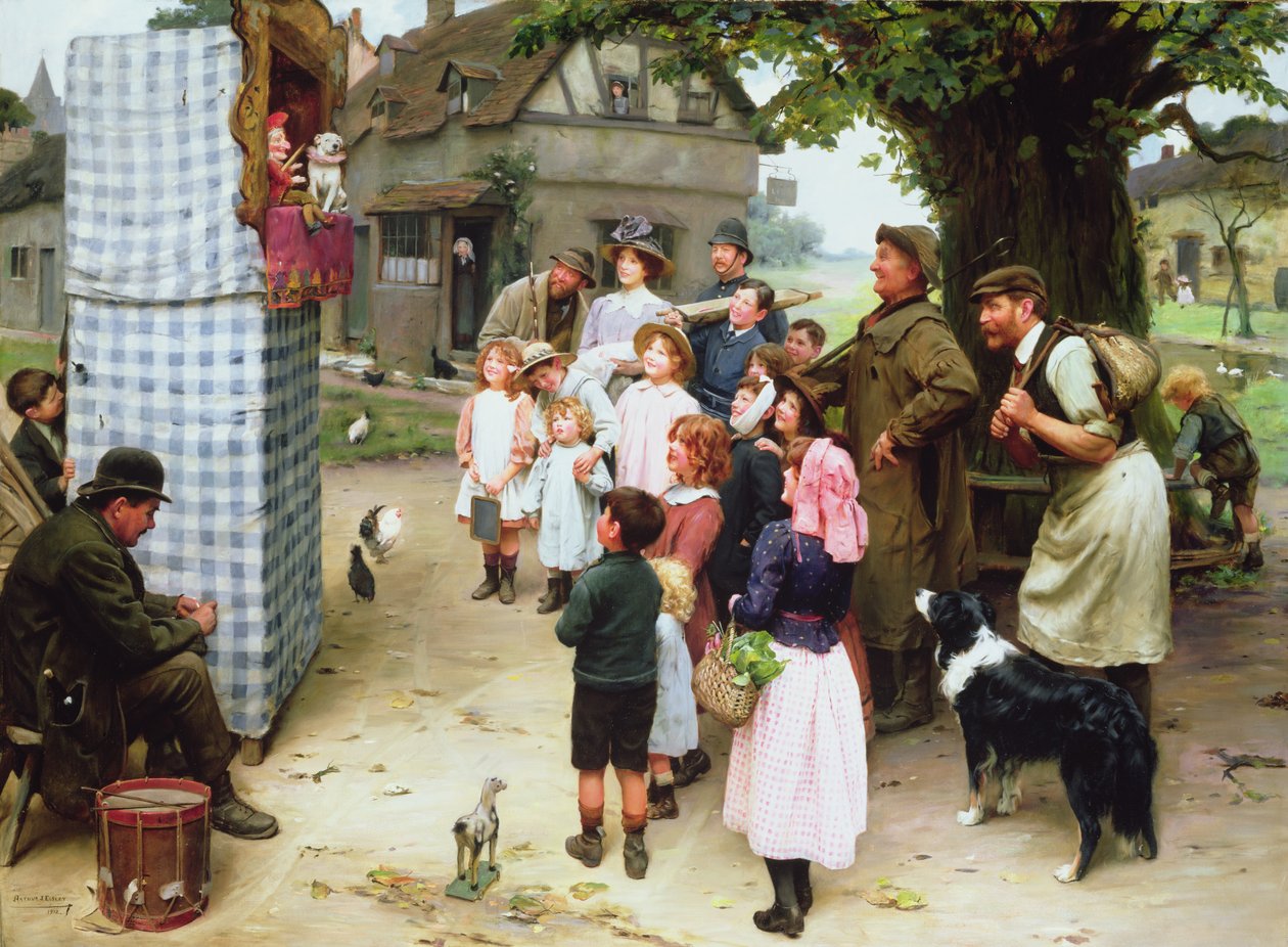 Le spectacle de Guignol - Arthur John Elsley