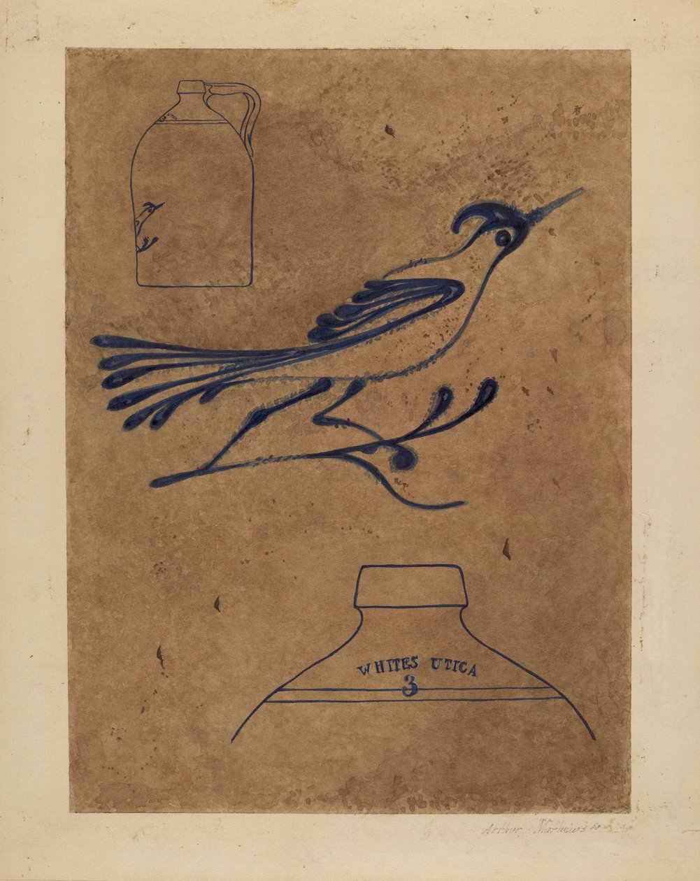 Cruche en grès, vers 1937 - Arthur Matthews