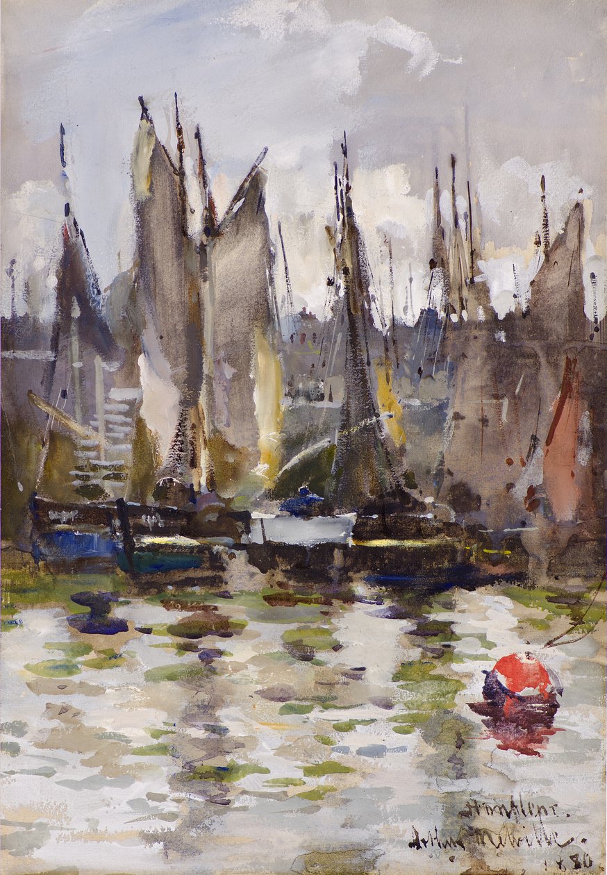 Port de Honfleur - Arthur Melville